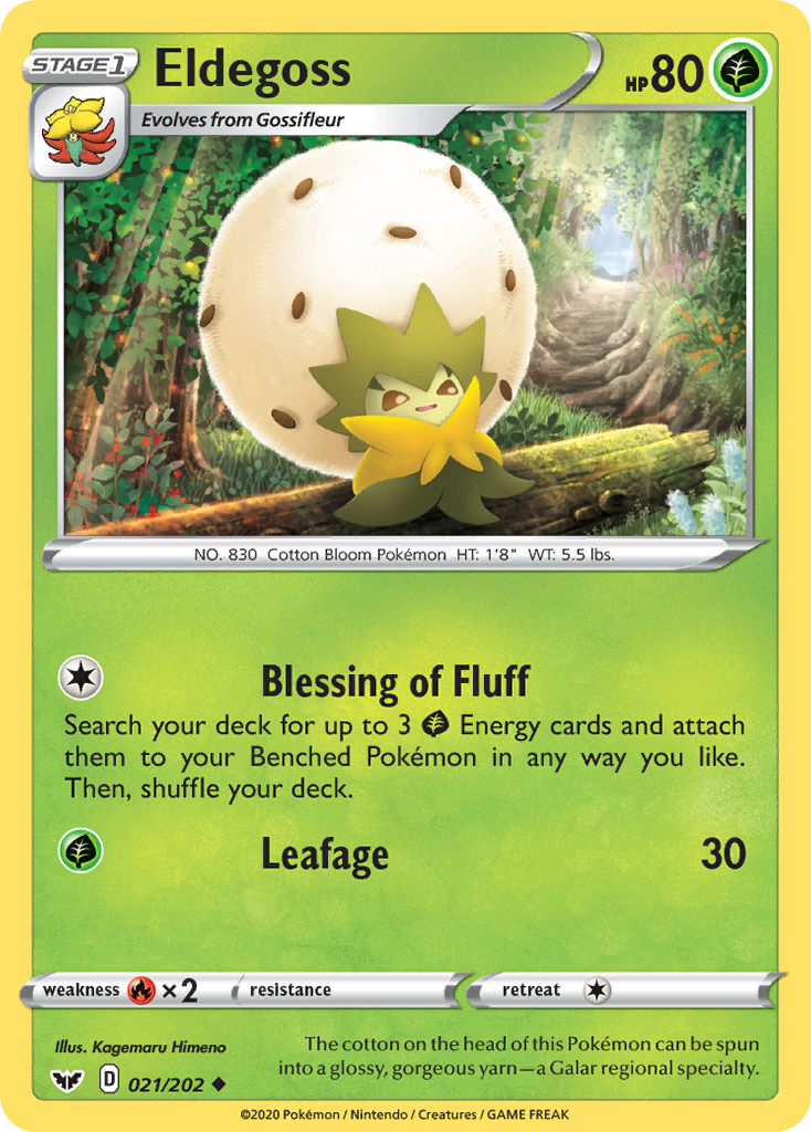 Sword & Shield Eldegoss #21/202